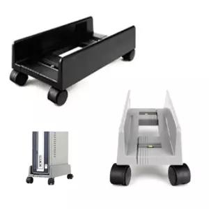 컴퓨터 본체 사이즈 조절 이동 슬림 PC 받침대 가성비 본체선반 PC받침대 추천