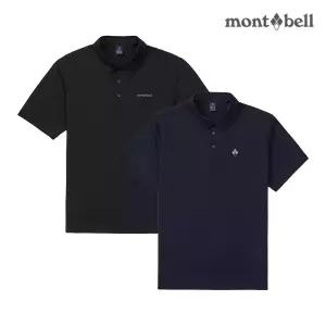 몽벨 남성 기본 카라 반팔 티셔츠