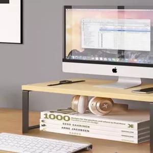 높은 모니터받침대 모니터선반 거치대 사무실 수납 모니터받침