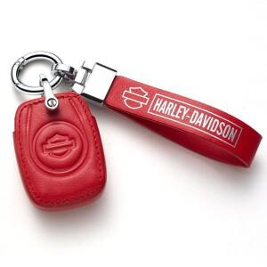 할리 스포스터 S 1250 1개  가죽 바이크 오토바이 수제 스마트 키 케이스 키홀더 악세사리