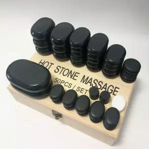 마사지스톤 화산석 테라피 지압 워머 찜질돌 뷰티 관리 스톤 돌 스파 마사지샵 현무암 바디
