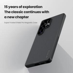 삼성 갤럭시 S25 울트라 마그네틱케이스 용 Nillkin 슈퍼 서리 낀 쉴드 프로 PC + TPU 보호 뒷면 커버