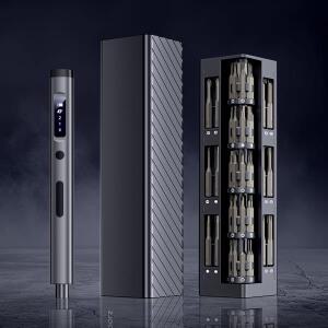 57 in 1 전동 공구 키트 충전식 정밀 전기 스크류 드라이버 세트 무선 미니 소형 비트 모바일 셀 수리 New