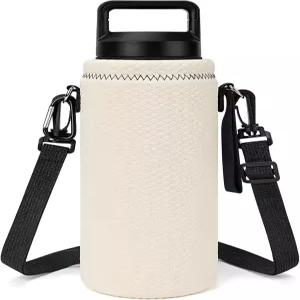 예티 램블러 병 26온스/36온스와 호환되는 스트랩이 있는 링크아이디어 물병 캐리어 어깨 슬링백 홀더 오프