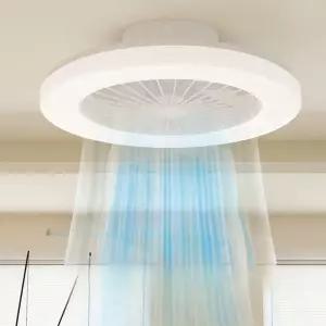 신상 선풍기 2025 침실 천장 히든 일체형 조명 램프 가정용 식당 실링팬 인테리어