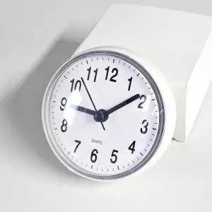 욕실용 무소음 벽시계 흡착 방수 화장실 시계