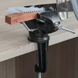 소형 목공용바이스 360도 회전바이스 탁상클램프