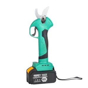 충전식 전동 전지가위 무선 전정 나무 가지치기 원예 과수원 조경 정원 도구 커터 절단기