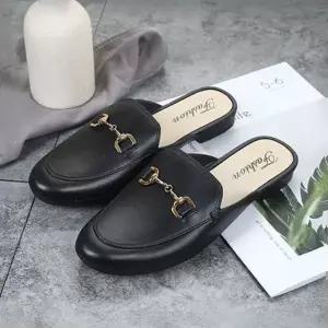 여성신발 단화 여자 클래식 버클 블로퍼