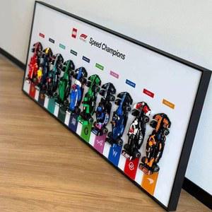 바이디움 액자 시리즈 f1 10종 풀전시 전시함 전시 스피드챔피언