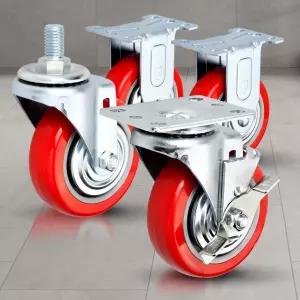 가구미니작은대형공업 카트대차고무발포이동 우레탄바퀴 대차바퀴