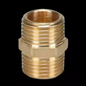 [골드스마일]황동부속 니플PT 15A GWM 파이프고정브라켓 각파이프연결