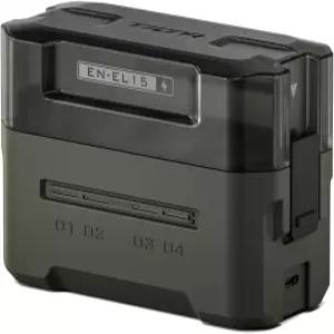 틸타 EN-EL15 휴대용 충전소 - USB-C PD 45W 고속 충전 포함 배터리 4개 니콘 Z8 Zf Z7II Z6II Z7 Z5 D850