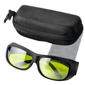 [미국배송] TRQWH 레이저 안전 안경 OD7+ 800NM-1100NM 전문가용 눈 보호 고글 CE FDA와 함께 용접/레이저 절단/레이저 청소/레이저 마킹용