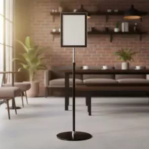 철제 메뉴판 스탠드 자석 POP 카페 입간판 홍보물 A4