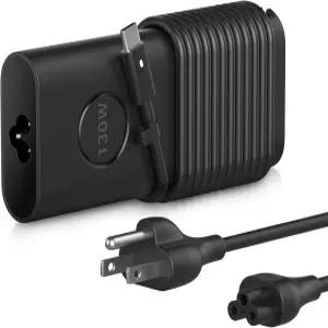 Dell XPS 17용 130W USB-C/Type C 노트북 충전기 어댑터 15 2in1 9575 9500 9510 9520 9700 정밀도 5530