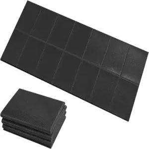 카펫용 워킹 패드 매트 하드우드 바닥용 러닝머신 55인치 x 23.6인치 접이식 고밀도 두께 1/4 미끄럼 방지