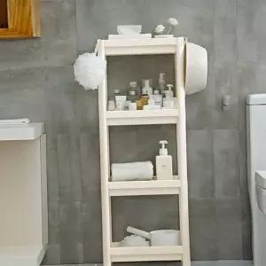 화장실 정리대 조립식 코너 욕실수납선반 화장실 선반 다용도 수납 수납장 정리함 틈새