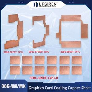 UPSIREN G RAM 구리 방열판 라디에이터 3080 3070 패드 열 15 광부 BTC DEGRE 메모리 3060 5700 5600 3090 RTX 40 냉각