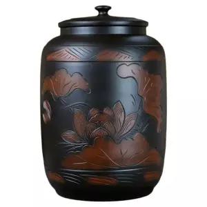 오동나무 쌀독 숯 항아리 대용량 쌀통 35피스 차통 5.0kg A