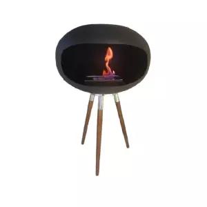 실내 에탄올난로 스탠드돔 알콜 불멍 블랙 캠핑 히터 화로 돔형