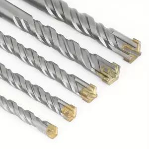 호환  1pc6pcs 해머 드릴 비트 원형 생크 멀티 사이즈6mm-16mm 콘크리트 벽돌 벽 및 석재 드릴링용