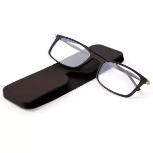 초경량 돋보기 안경 슬림형 노안 얇은 휴대용 돋보기 안경 포켓 안경테 안경집 케이스 여성