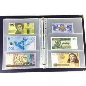 프리미엄 화폐앨범 컬렉션 보존 동전 우표 지폐 세계주화 수집 단일 항목