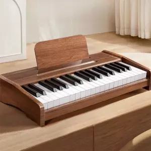 미니 전자피아노 원목 오르간 37키 선물용 우드 충전식 키보드 입문용