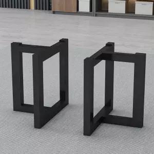 테이블 다리 철제 높이조절 식탁 프레임 가구부속 원목책상 지지대 교체용 DIY 제작용
