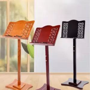 악보받침대 접이식 휴대용 원목 악기스탠드 기타 바이올린 피아노 지휘자용 높이조절 음악용품