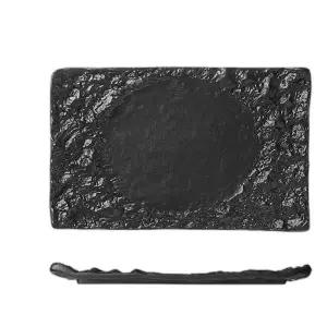 세라믹 스테이크 플레이트 파스타 레스토랑 원형 접시