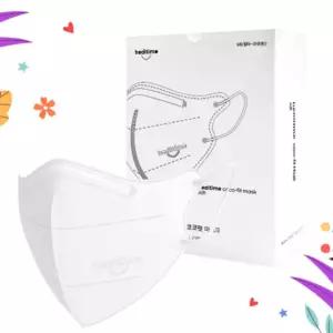 26년형 KF94 힐타임 코코핏 소형 마스크 1매입(개별포장)×25장 새부리형 국산 의약외품 황사마스크 미세먼