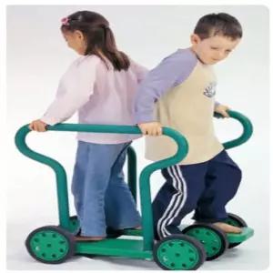 균형감각 어린이교구 트윈워커 66X53X71CM 2인용 체육교구 아동체육 어린이운동기구