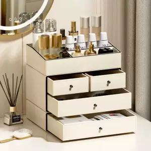 원목화장품정리대 립스틱 진열대 메이크업 원목 서랍