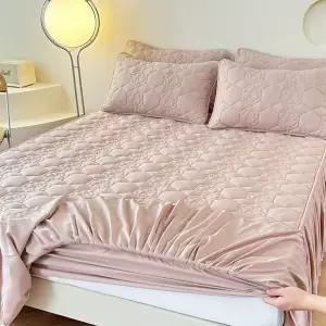 라지킹침대패드 냉감패드lk 여름까는이불 여름용 바닥 A형 4면고정