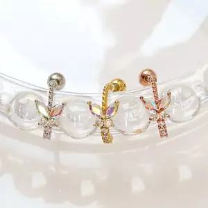 1+1) 써지컬 피어싱 나비의 춤 3종 택1 써지컬 피어싱 써지컬피어싱 큐빅귀걸이