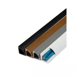 코너 전선 몰딩 인터넷 랜선 커버 보호관 H20 화이트 스몰 5-8개 1m