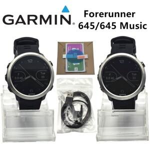 가민 호환 포러너 645/645 뮤직 GPS 스포츠 심박수 측정 시계 다국어 지원 95% 새것