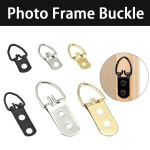 100개 D형 링 나사 포함  액자 고리 시계 그림 예술 걸이용