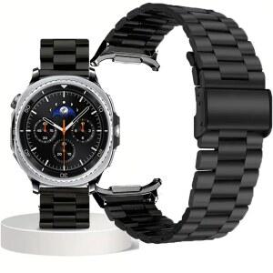 삼성 갤럭시 워치 8 클래식 46mm 메탈 시계줄 브레이슬릿 코레아용 44mm 스테인리스 스트랩, 밴드용 40mm 스틸
