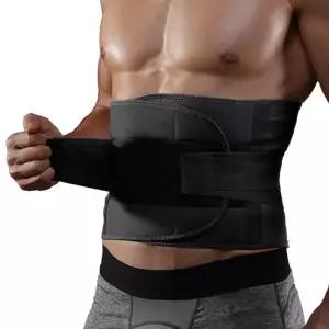 남성 허리 보호대 고탄력 웨이트 남성 허리 보호대 운동용 스포츠 복대 보조기 복부 헬스