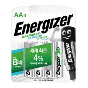 에너자이저 충전건전지 AA Ni-MH 2300mAh 4개입 갑(6개입)