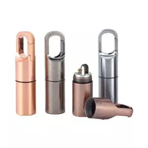 기름라이터 불꽃 부싯돌 낚시 오지 키체인 오일성냥