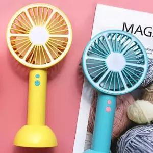 LED 휴대용 탁상 USB 핸디형 미니 저소음 여름 선풍기 미니써큘레이터 컬러풀 직장인