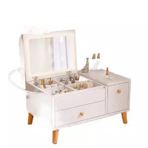 좌식 수납화장대 원목 메이크업 미니 좌식화장대 공주