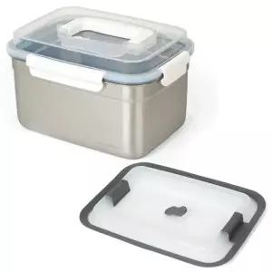 스텐 밀폐용기 김치통 4.7L+누름판 장아찌 김장통 보관 반찬통 냉장고김치통