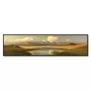 그림액자 (파노라마 메짜노) Panorama of Mezzano / 800x200 mm / 알루미늄프레임