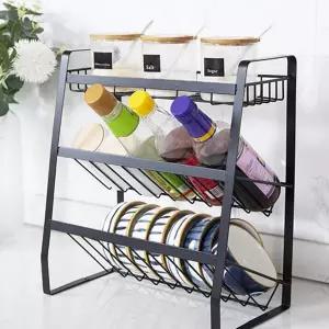 다용도 선반 주방 좁은 수납 양념 선반 수납장 조미료 건조대 주방용 싱크대 씽크대 정리함 양념통 정리대