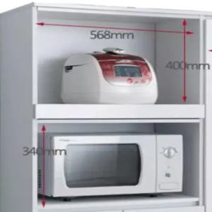 렌지대 수납장 전자렌지 거치대 홈바 수납 밥솥장 오븐